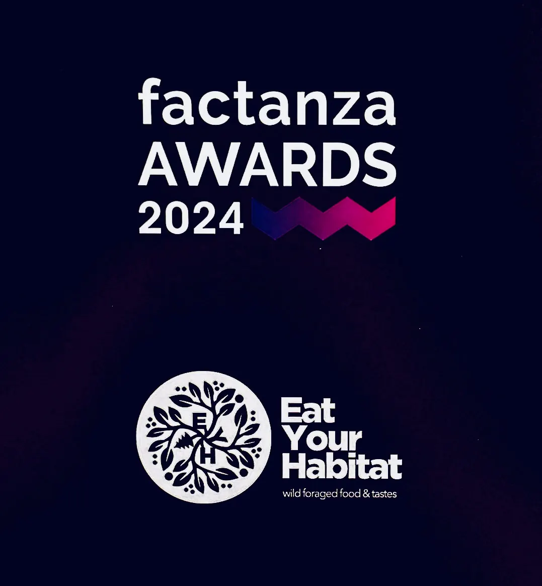 Il Catering Bio Generativo Eat Your Habitat per Factanza Awards 2024